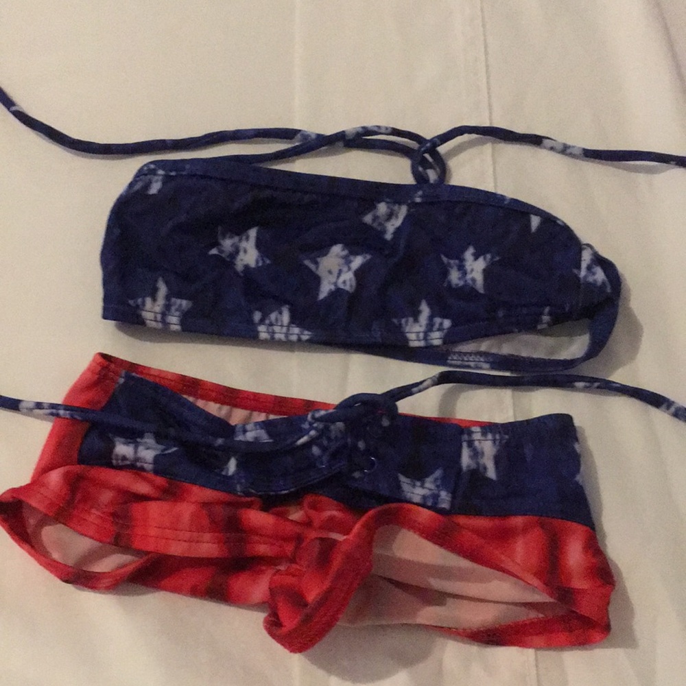 Blue and Red Diaper Covers with Star and Stripe Design